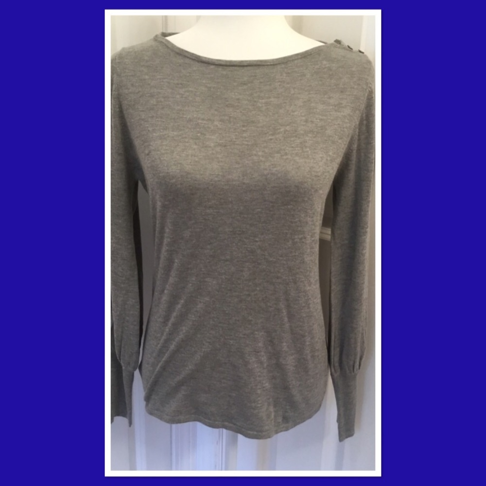 Chaps Grey Sweater - NWT - Small
